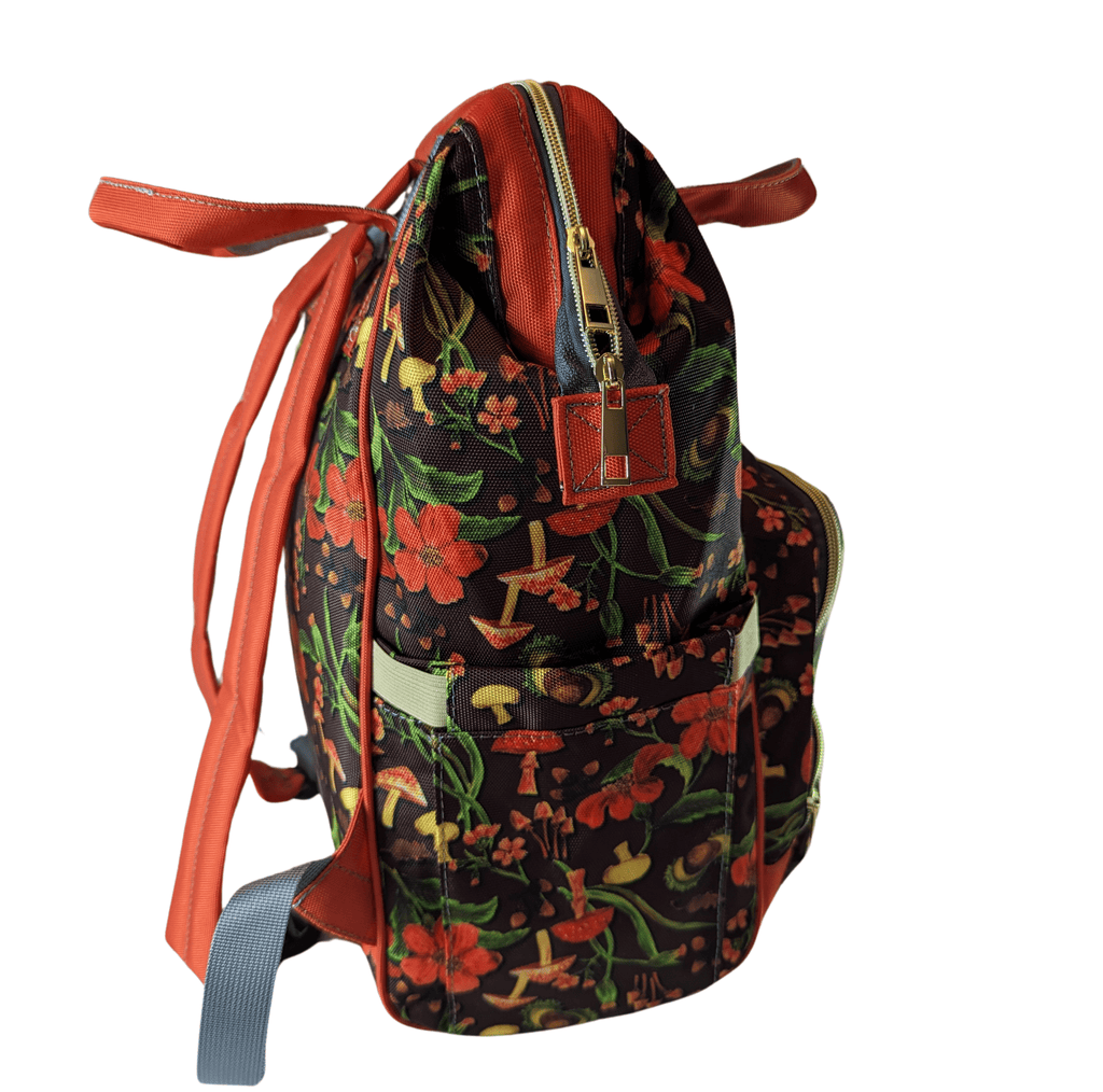 Autumn Mushrooms Baby Changing Bag S(Mush)y