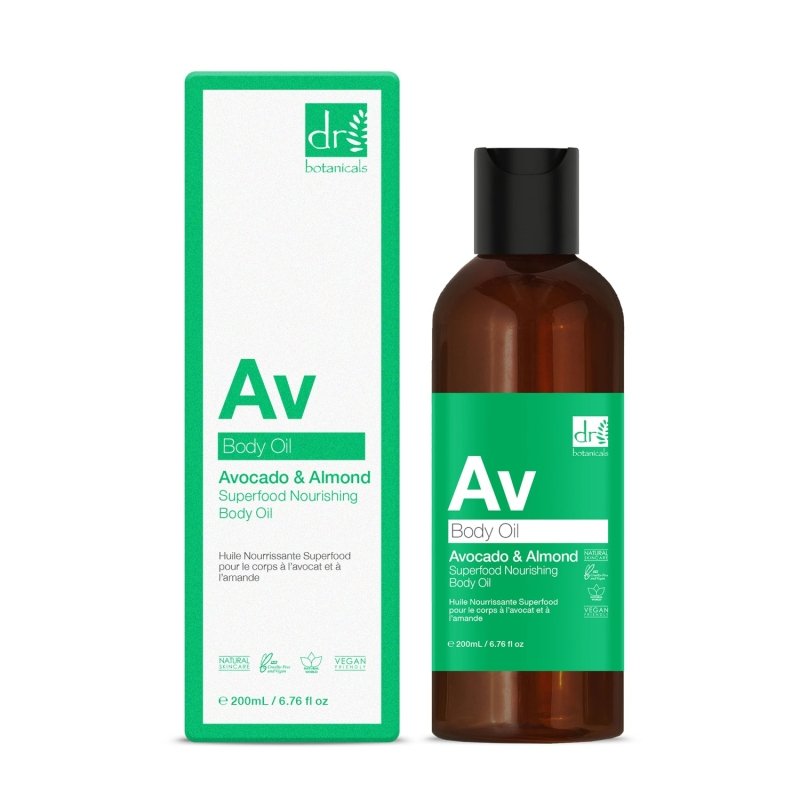 Avocado and Almond Superfood Nourishing Body Oil 200ml