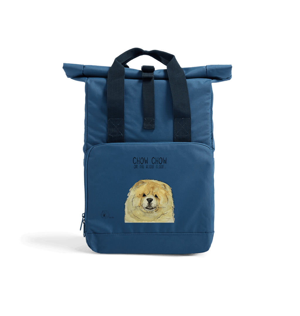 Fawn Chow Chow Roll Top Backpack
