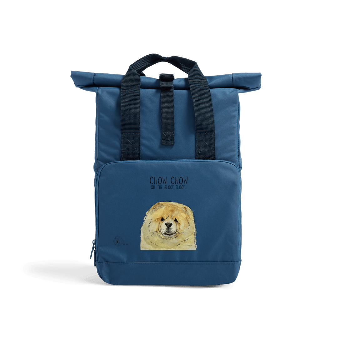 Fawn Chow Chow Roll Top Backpack