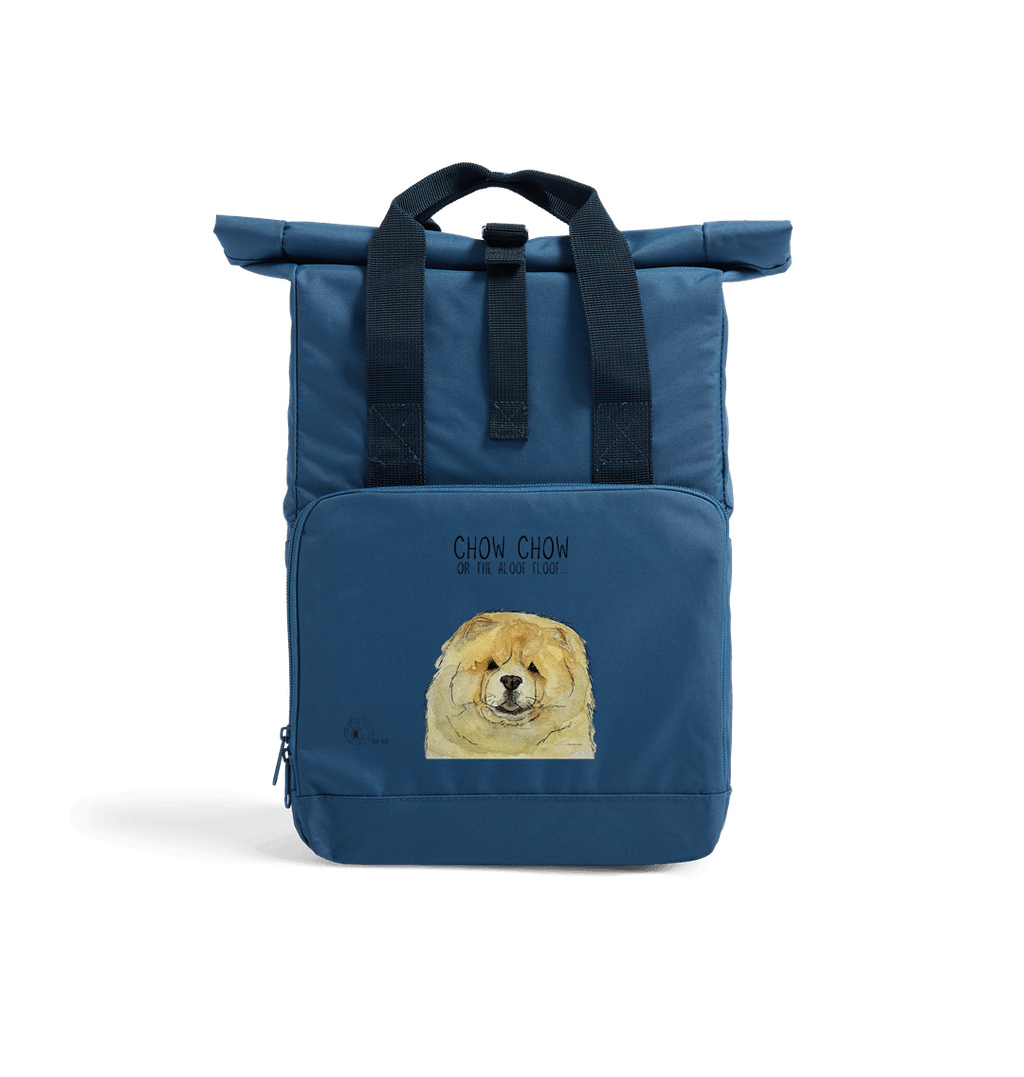Fawn Chow Chow Roll Top Backpack