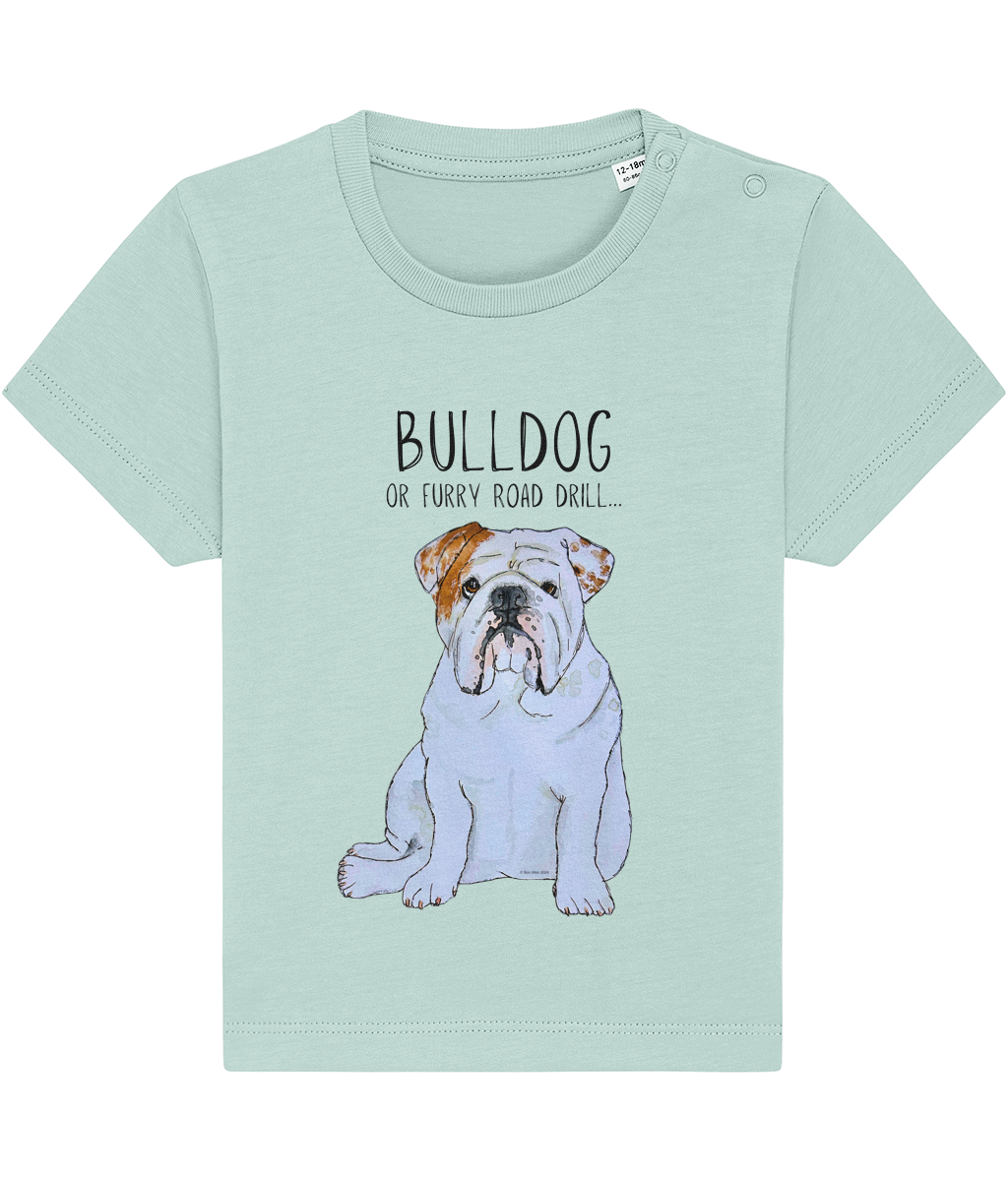 Bulldog Baby T-Shirt for Little Rebels