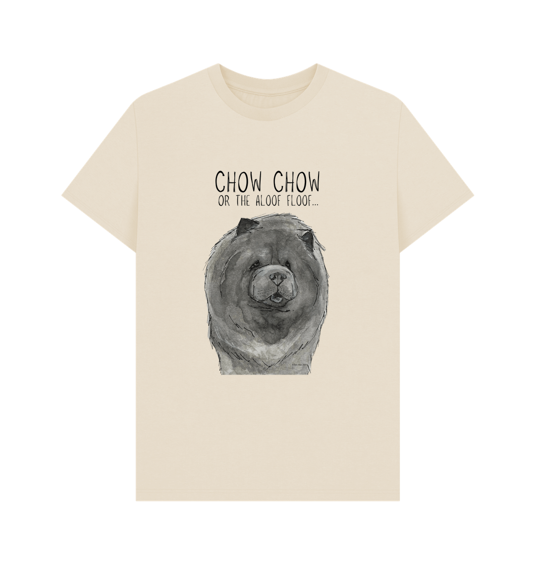 Blue Chow Chow Men's T-Shirt with Aloof Floof Design