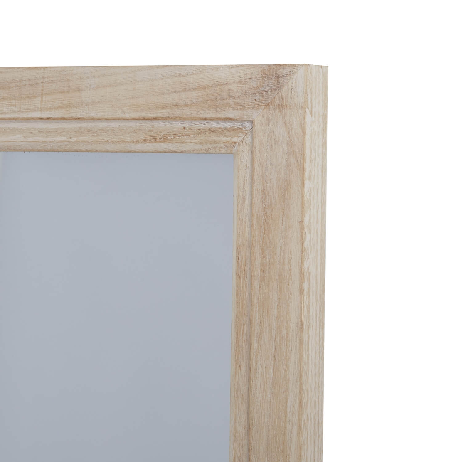 Tall washed wood window mirror with 18-pane design and black distressed frame, farmhouse-style home decor accent by RoomLondon at brixbailey.com