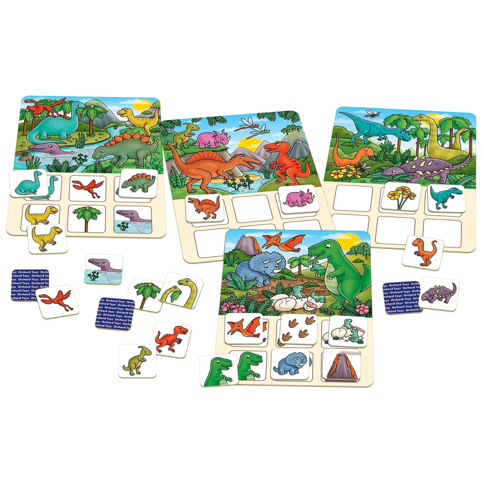 Dinosaur Lotto Game for Ages 3 to 7