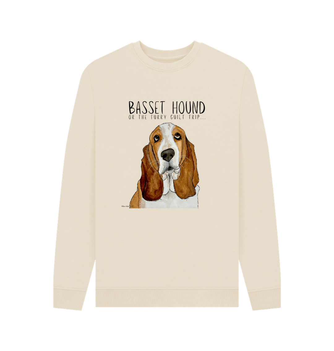 Basset Hound Crew Neck Sweatshirt