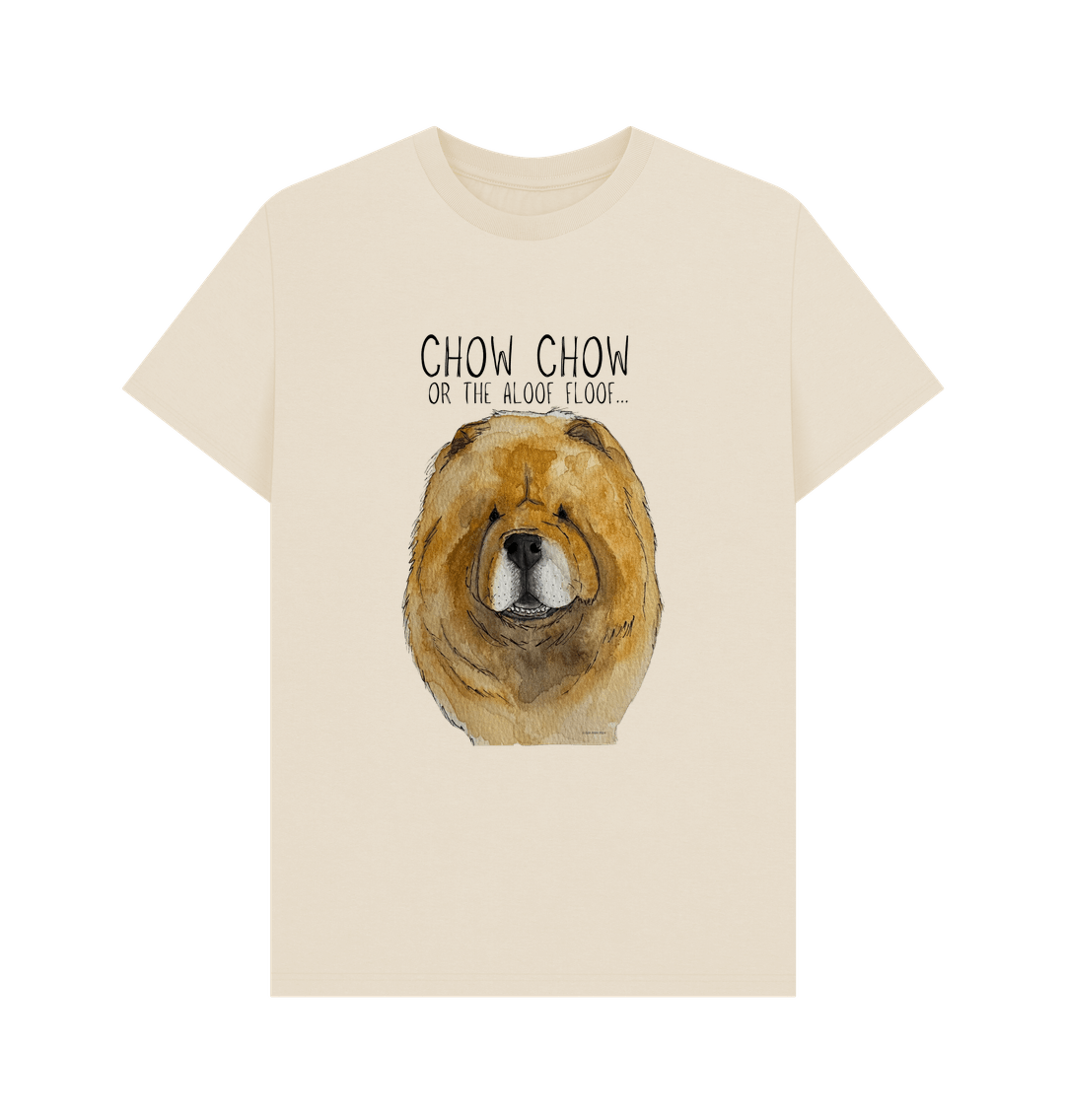 Red Chow Chow Graphic Cotton T-Shirt
