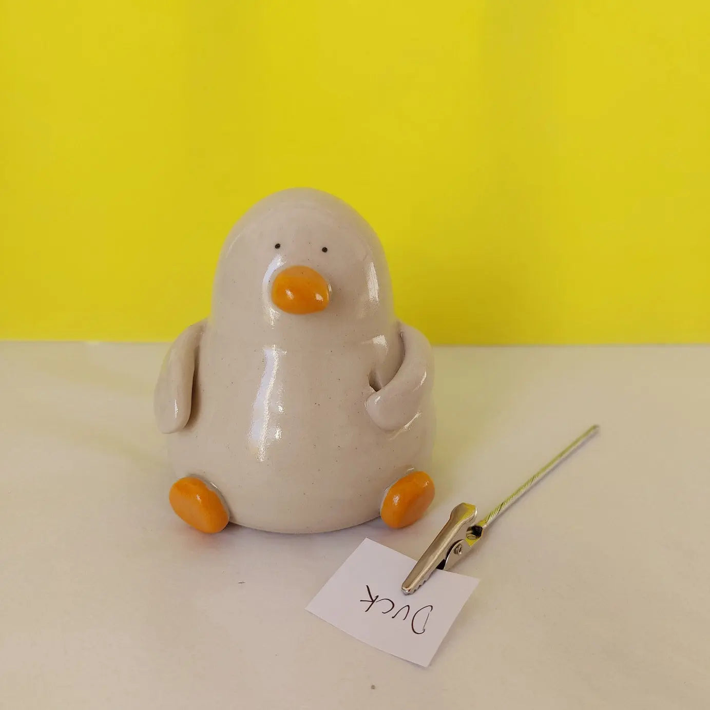 Jemima the Reminder Note Holder Duck