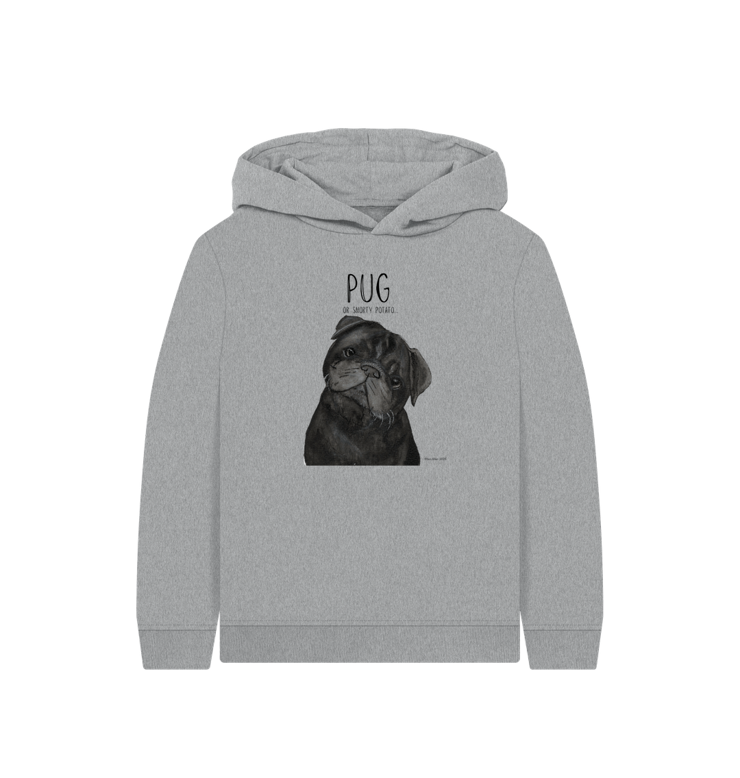 Pug Life Kids Hoodie Snorty Potato Edition
