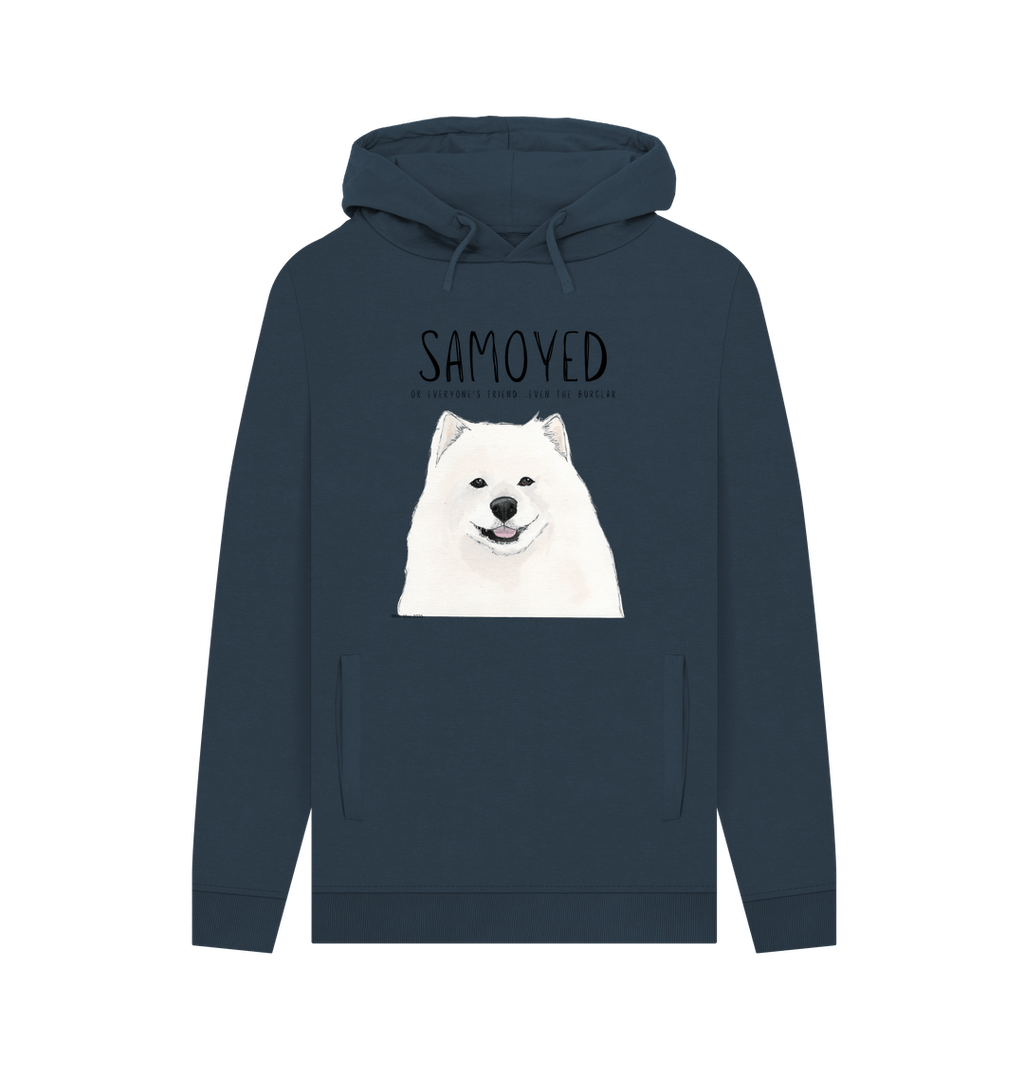 Samoyed Hoodie for Men - Organic Cotton Pullover