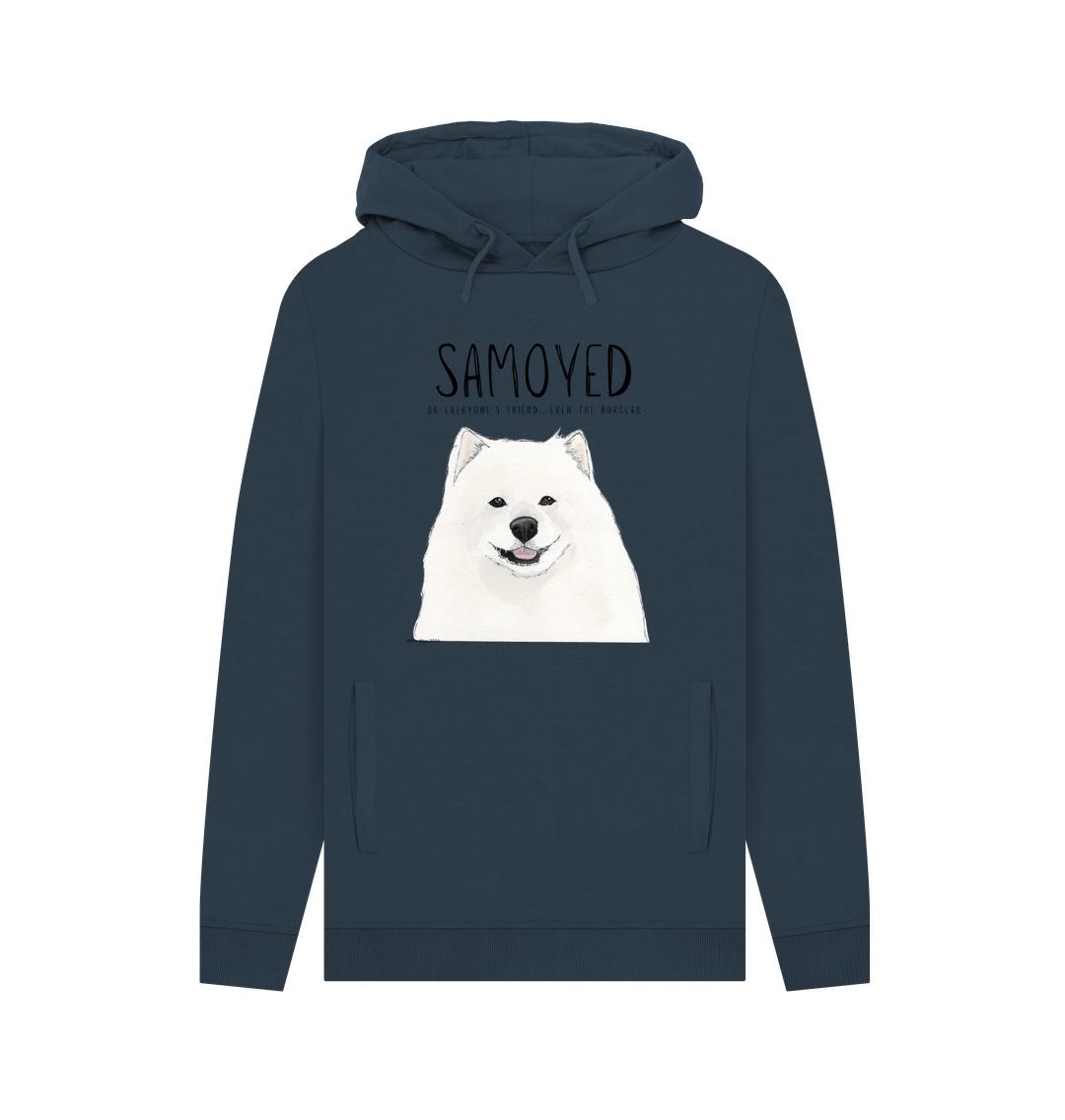 Samoyed Hoodie for Men - Organic Cotton Pullover
