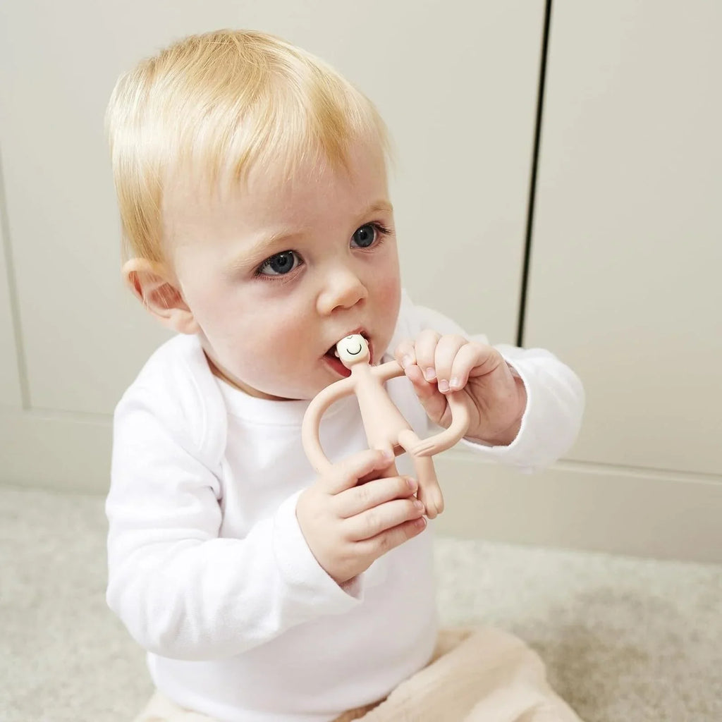 Teething Toy in Dusty Pink