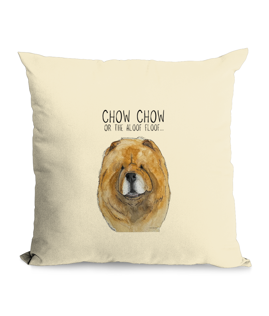 Red Chow Chow Cushion Cover