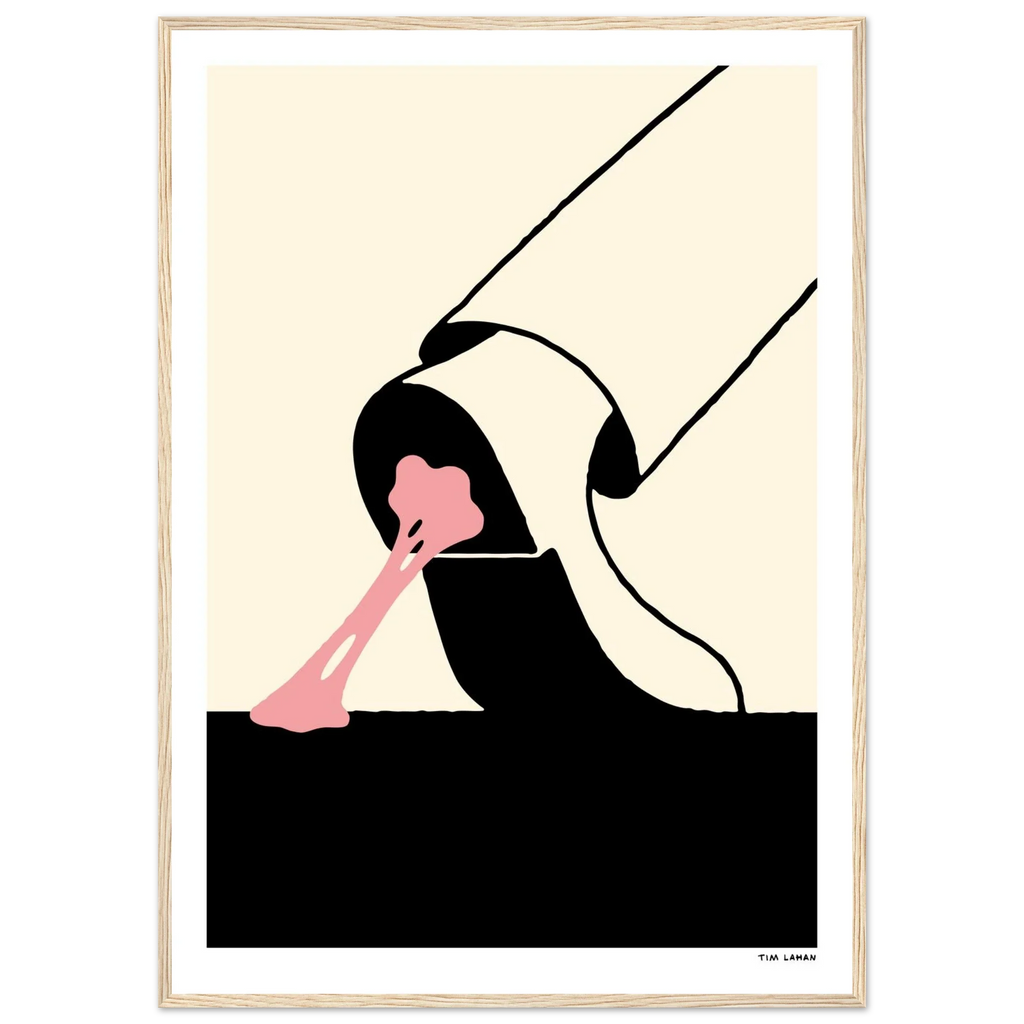 Stuck Framed Print