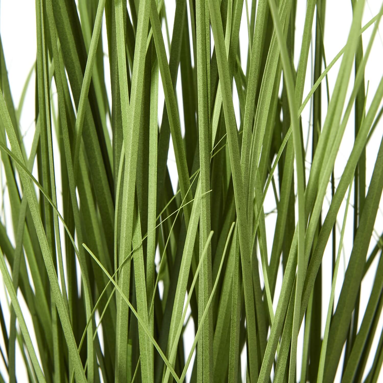 Lifelike white Agapanthus artificial flower arrangement in black pot with green stems, 35 inches tall by sostter at brixbailey.com