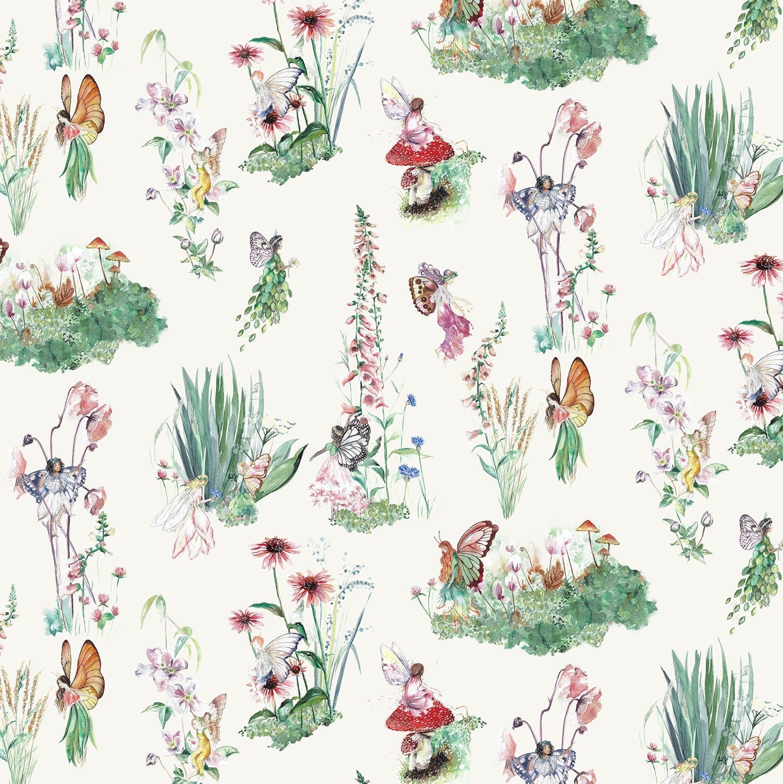 Fairy Garden Wallpaper for Children's Bedrooms
