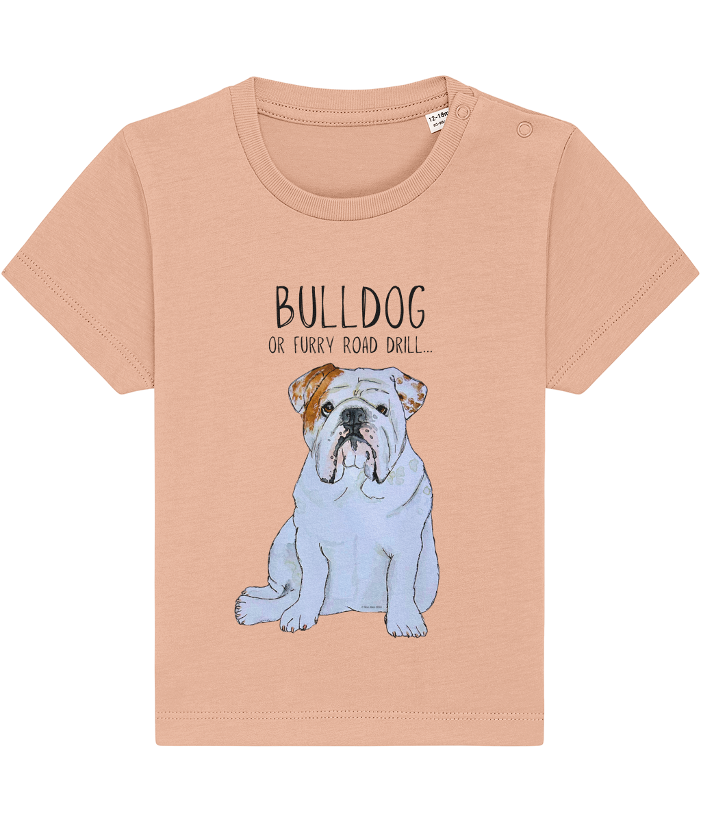 Bulldog Baby T-Shirt for Little Rebels