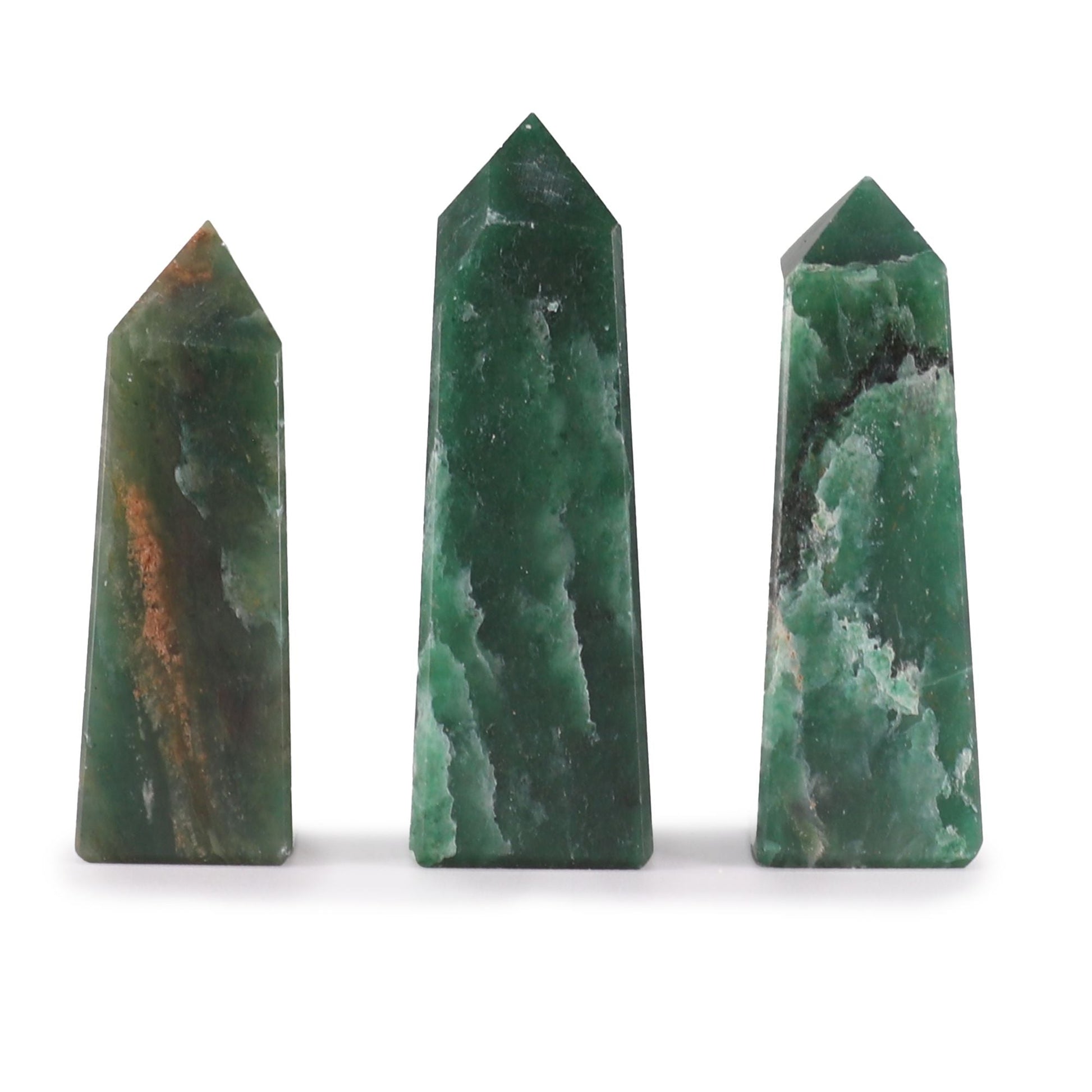 Indian Jade Obelisk Point Crystal 5cm