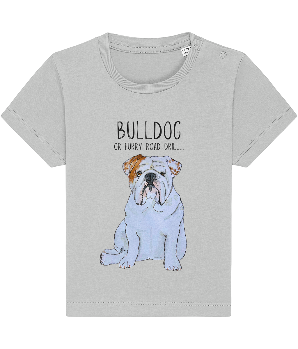 Bulldog Baby T-Shirt for Little Rebels