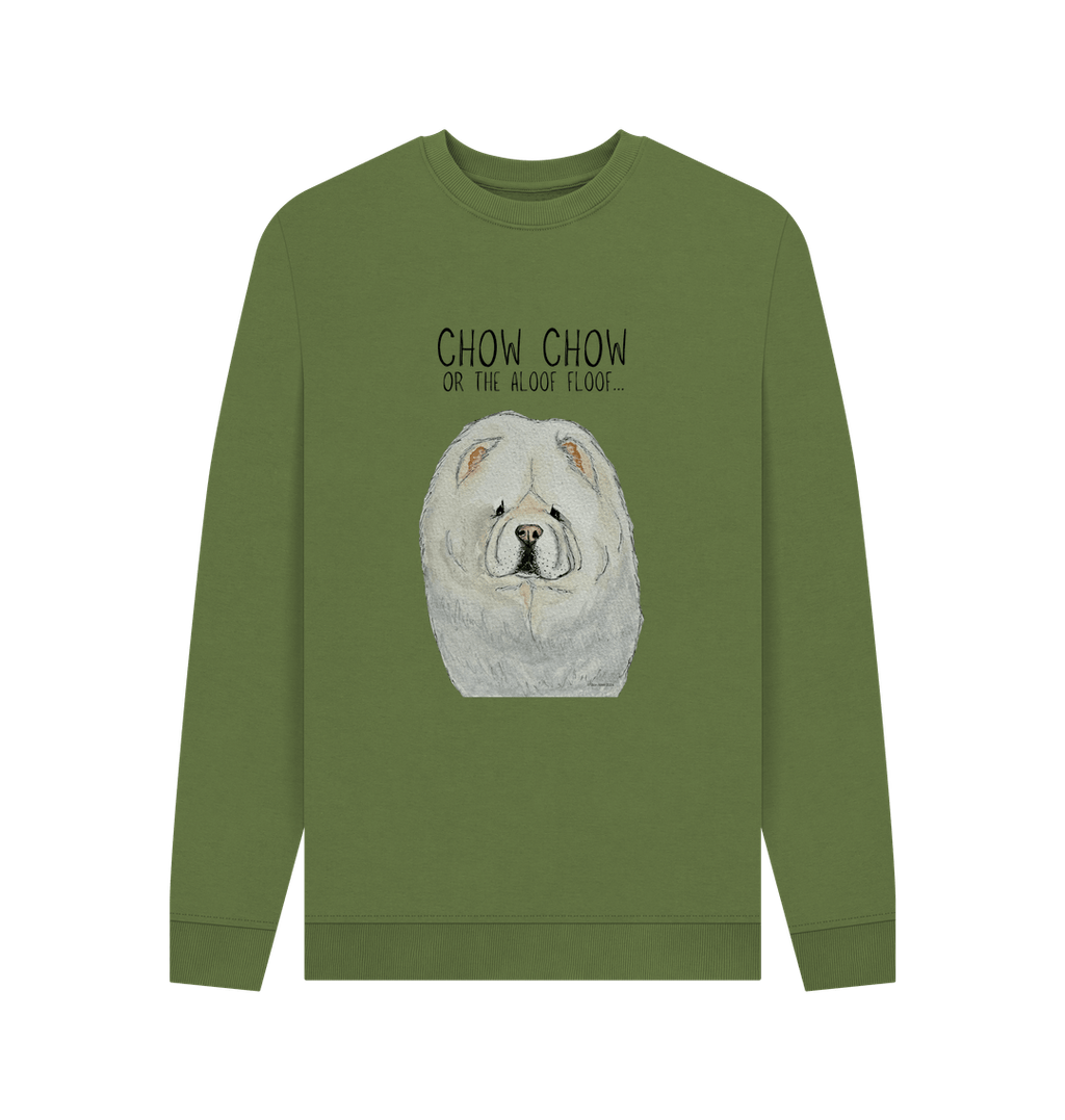 Cream Chow Chow Men's Crewneck Sweatshirt