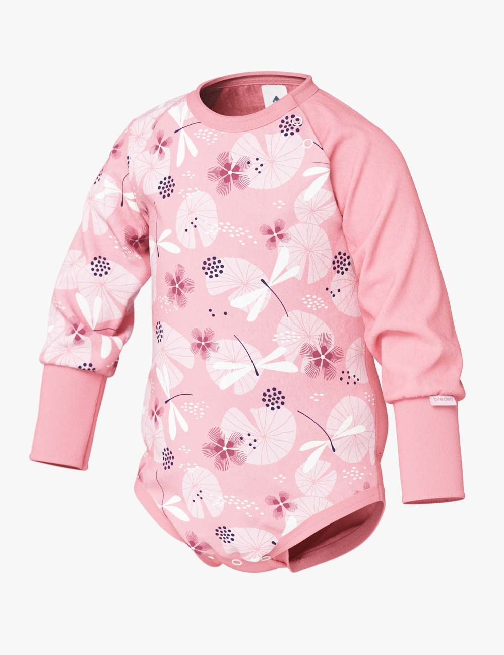 Long-sleeved Baby Body LOREN - Cute & Functional with Easy Diaper Change Snaps by Breden at www.brixbailey.com