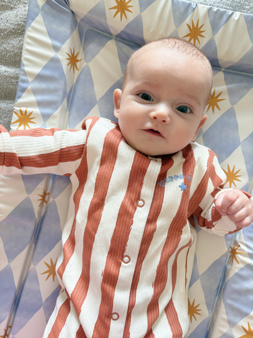 Standard Changing Mat - Blue Harlequin