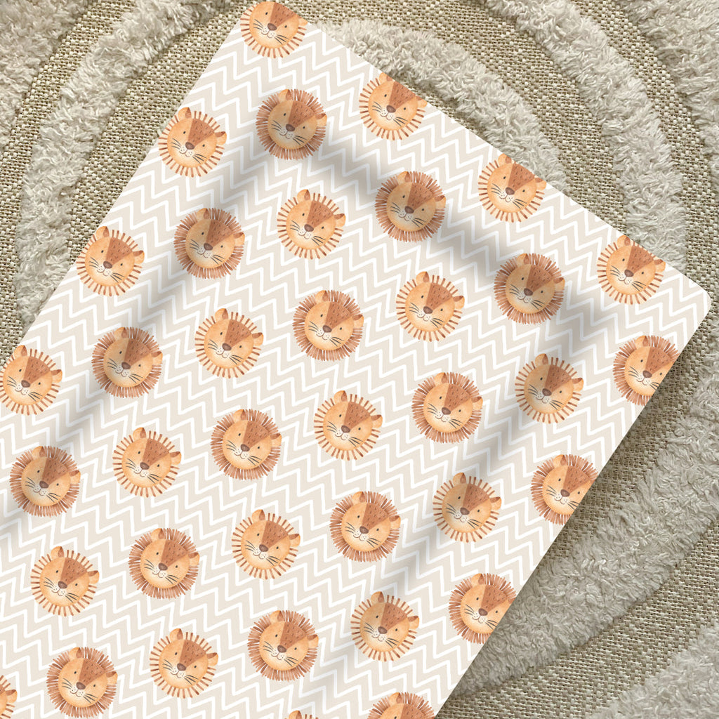 Standard Changing Mat - Leo Lion Print