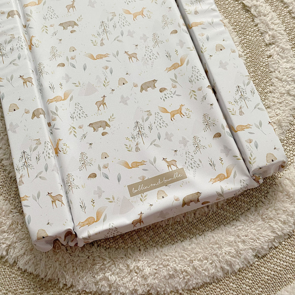 Standard Changing Mat - Woodland Animals Print