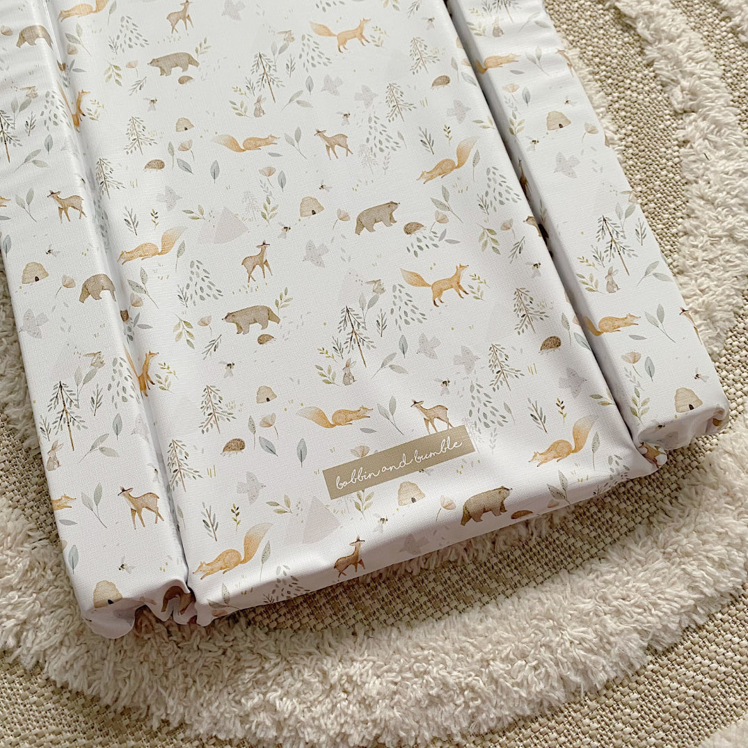 Standard Changing Mat - Woodland Animals Print