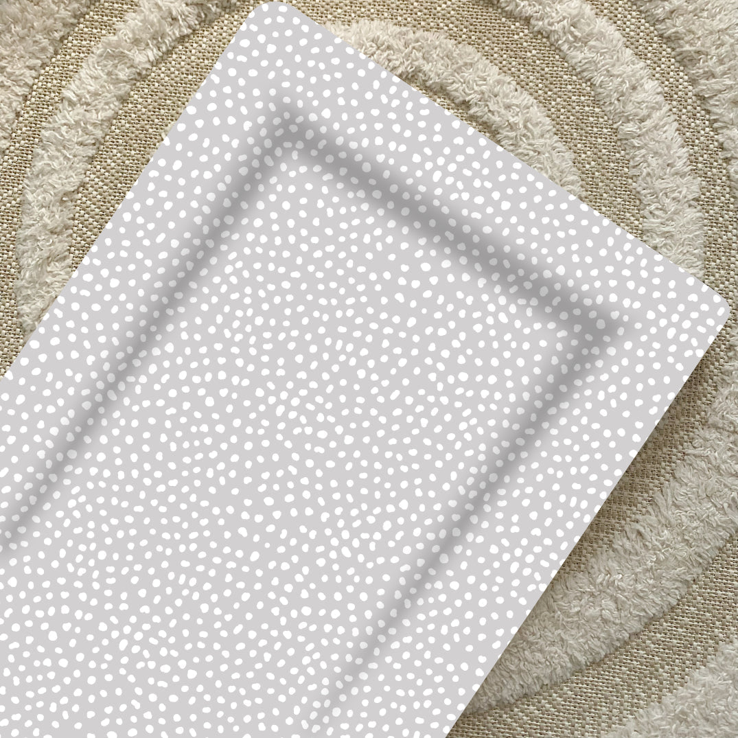 Standard Changing Mat - Grey Spots Print