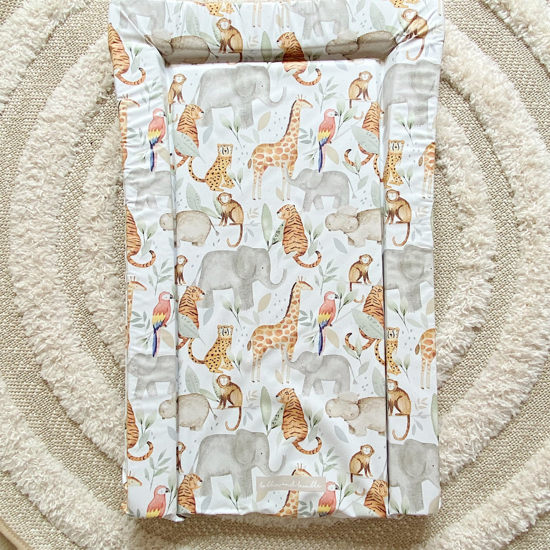Standard Changing Mat - Jungle Animals Print