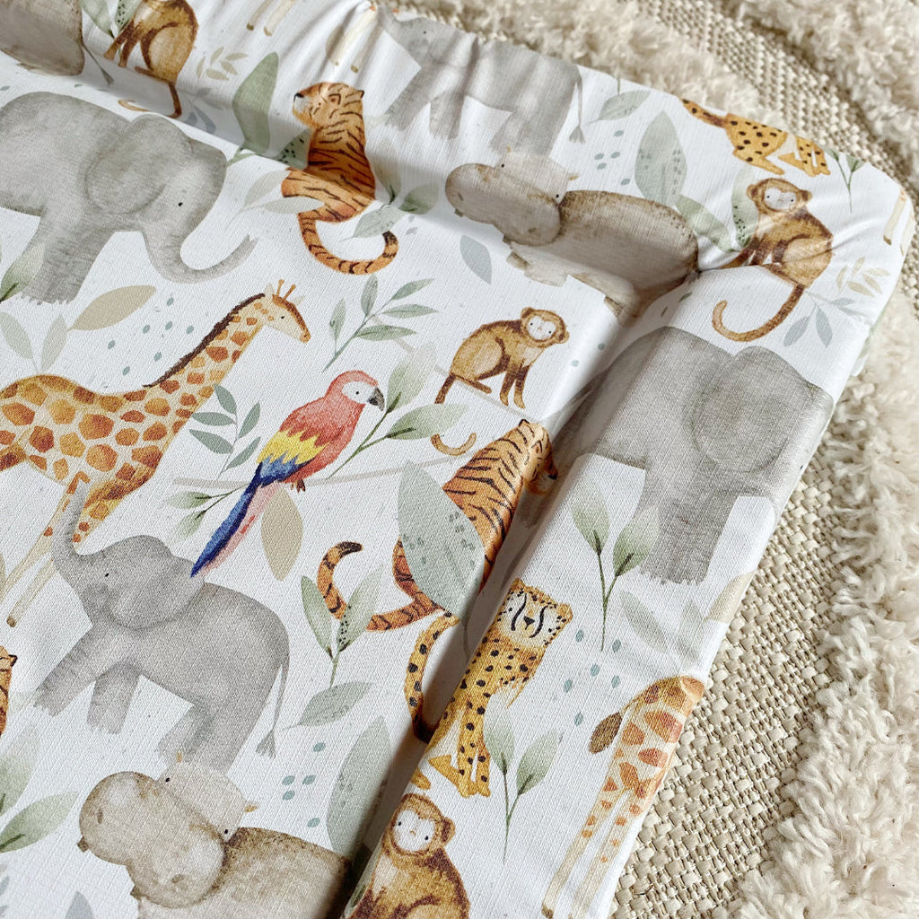 Standard Changing Mat - Jungle Animals Print