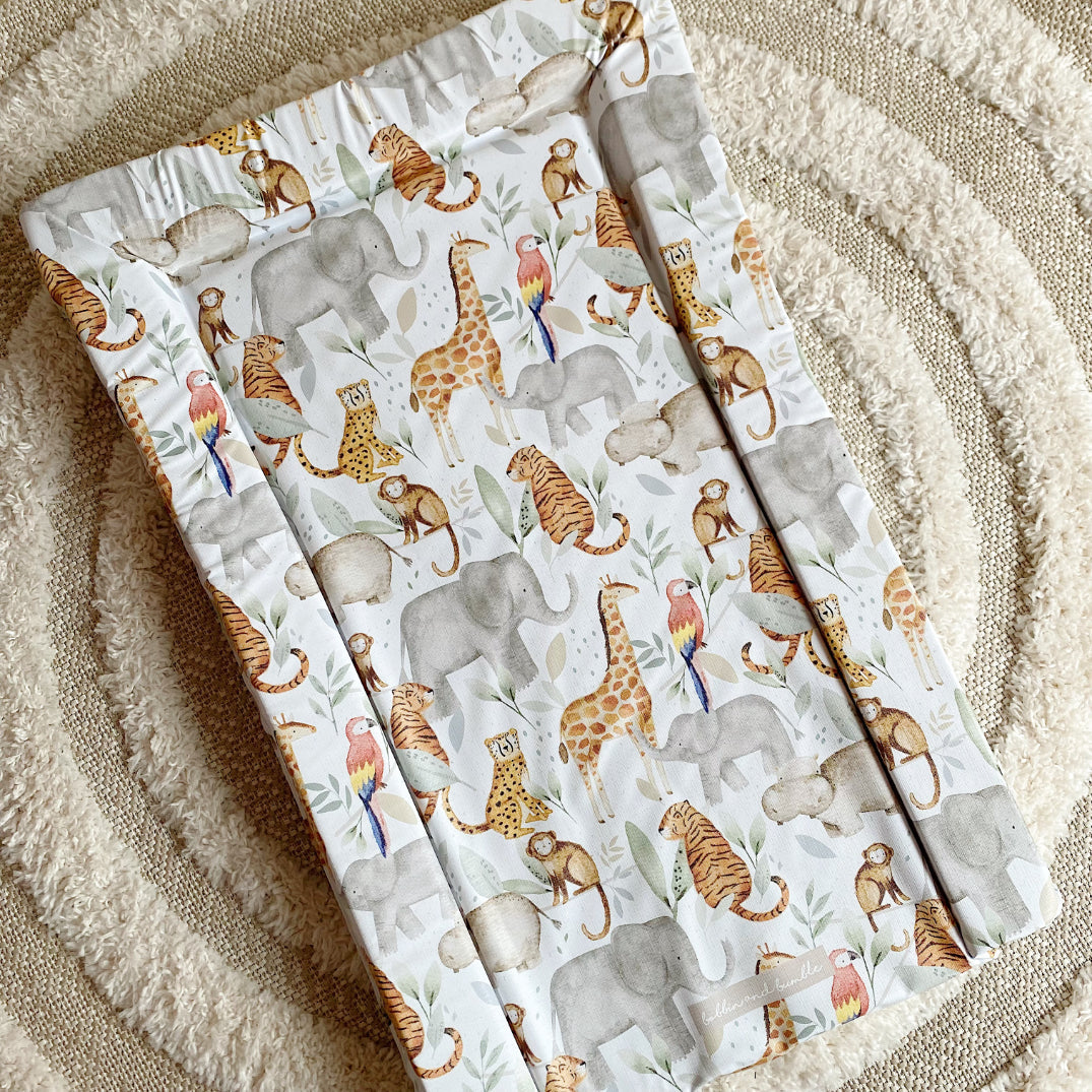 Standard Changing Mat - Jungle Animals Print