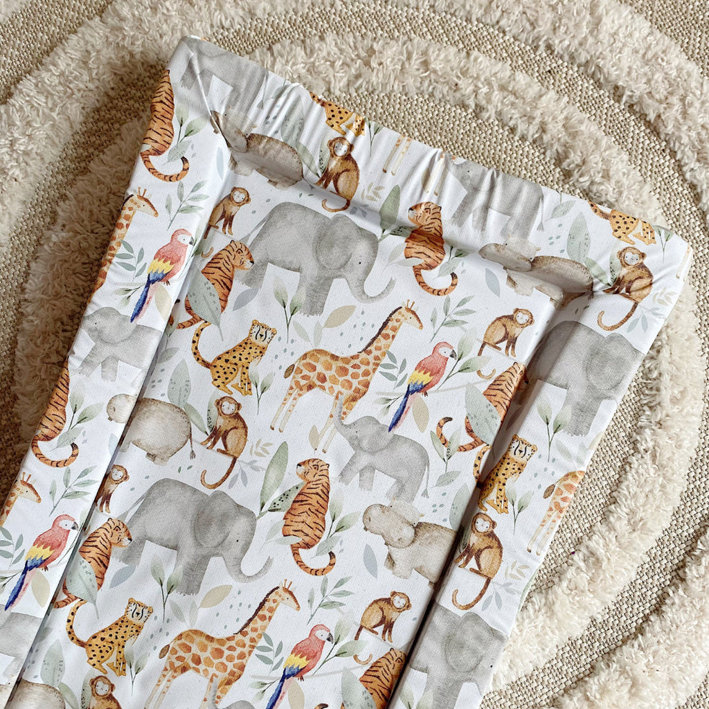 Standard Changing Mat - Jungle Animals Print