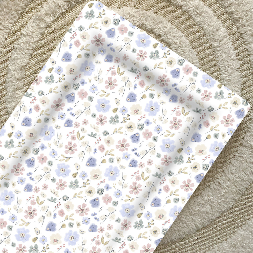 Standard Changing Mat - Lilac Wildflowers