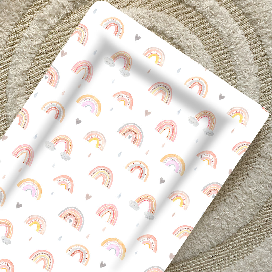 Standard Changing Mat - Beau Rainbow Print