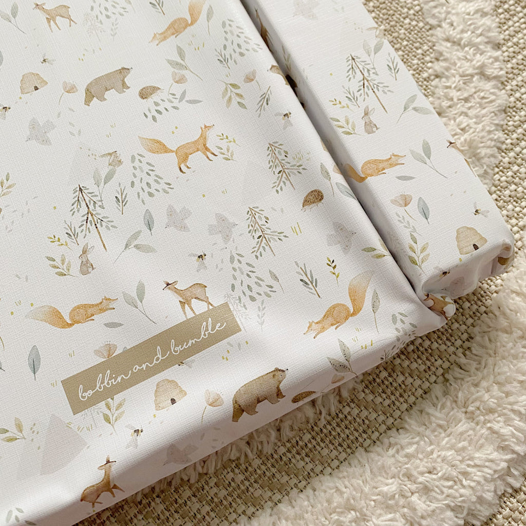 Standard Changing Mat - Woodland Animals Print