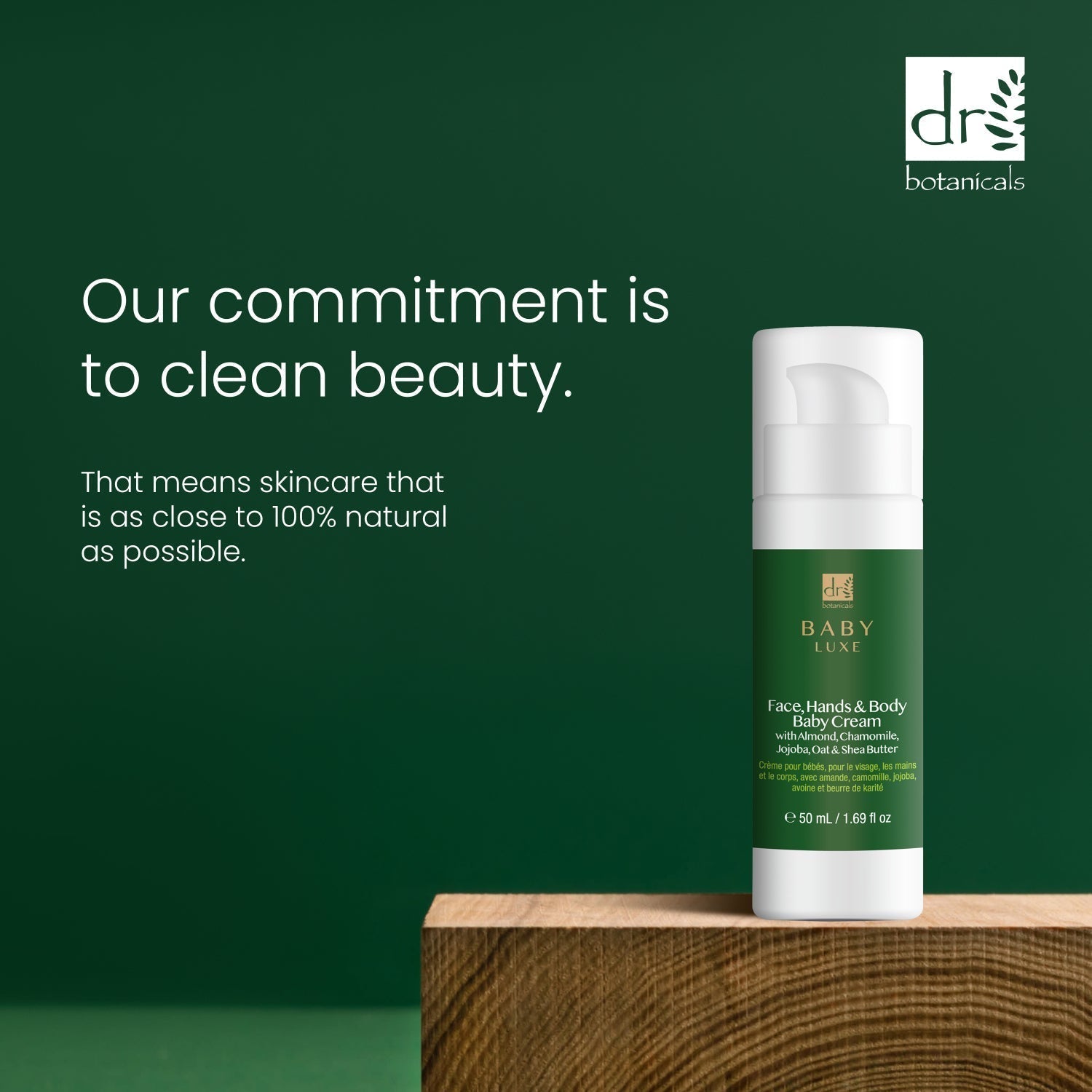 Baby Lux Face Hands and Body Cream 50ml Twin Pack