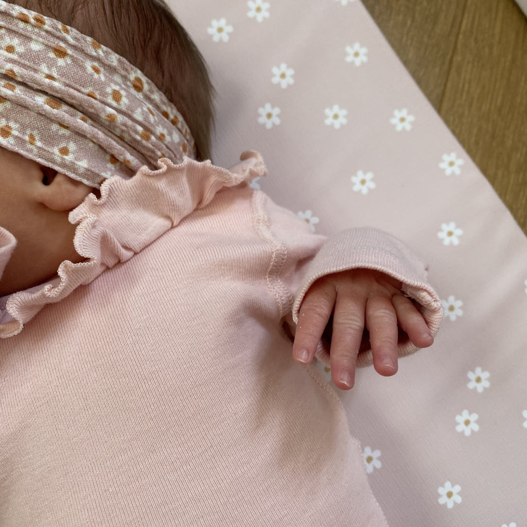 Standard Changing Mat - Pink Daisy Print