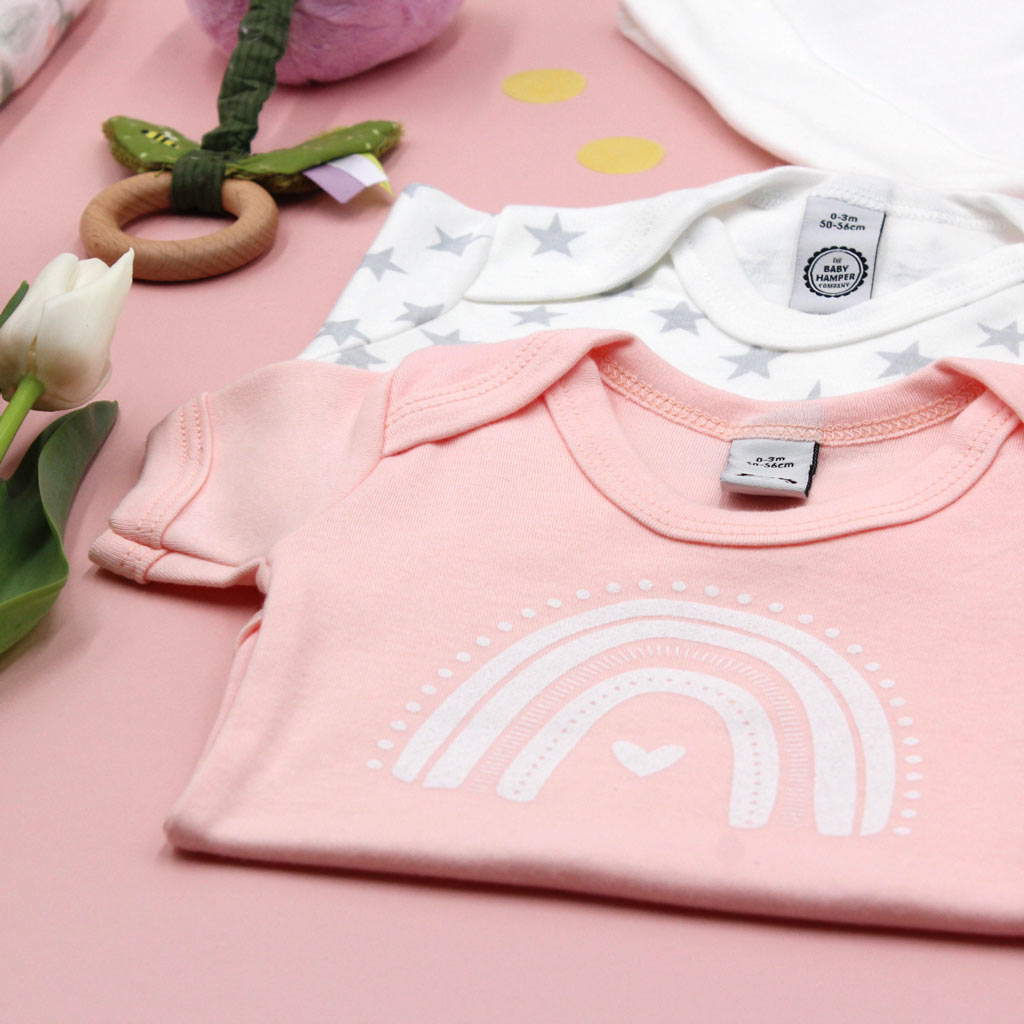 Large New Baby Girl Gift Box