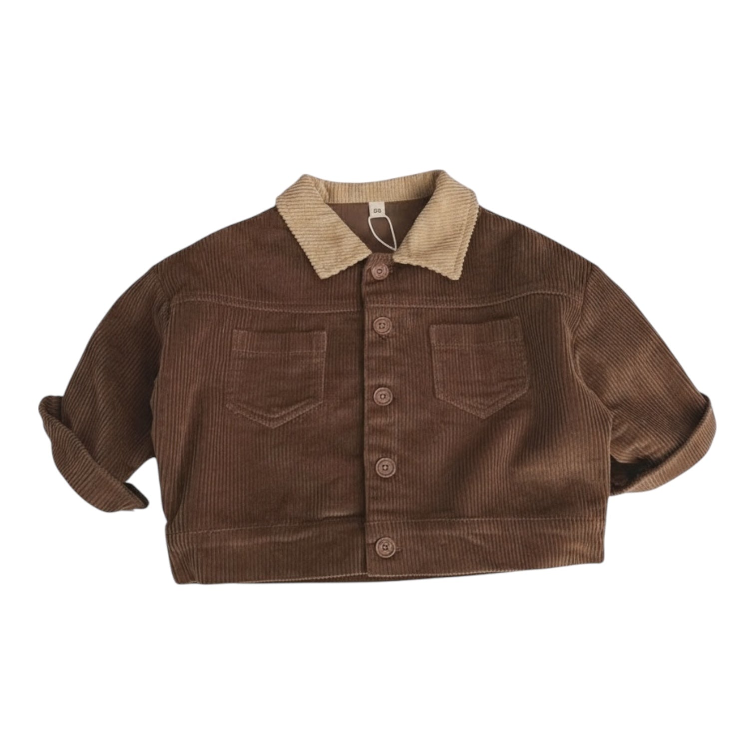 Corduroy Contrast Collar Jacket