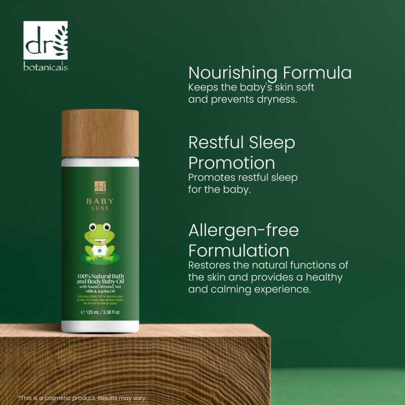 Jojoba Seed Oil Relaxing Baby Body Oil 125ml