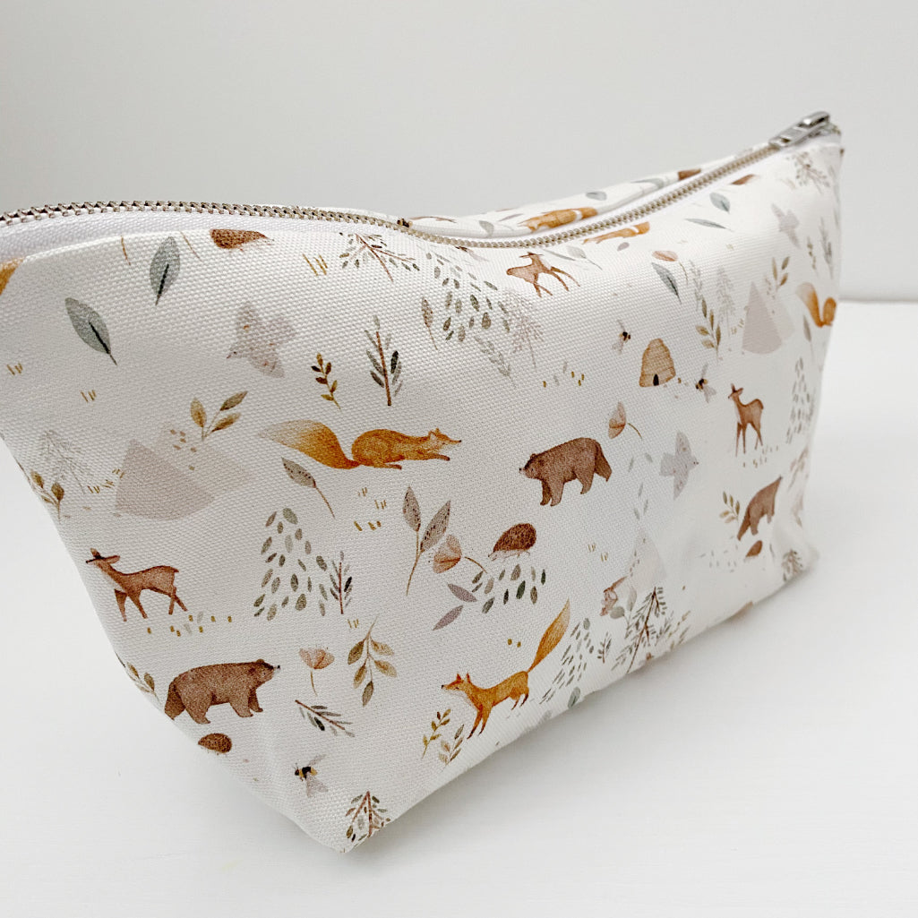Nappy Wallet - Woodland Animal Print