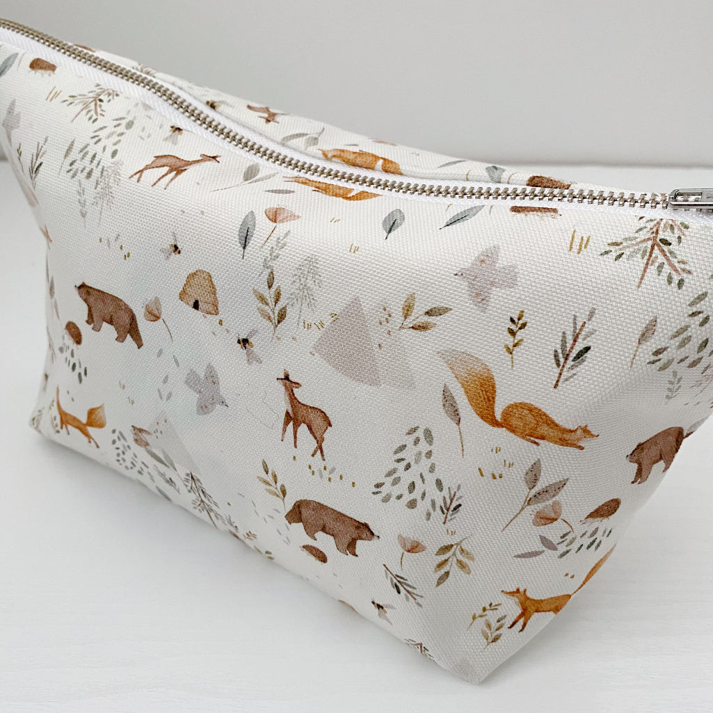 Nappy Wallet - Woodland Animal Print