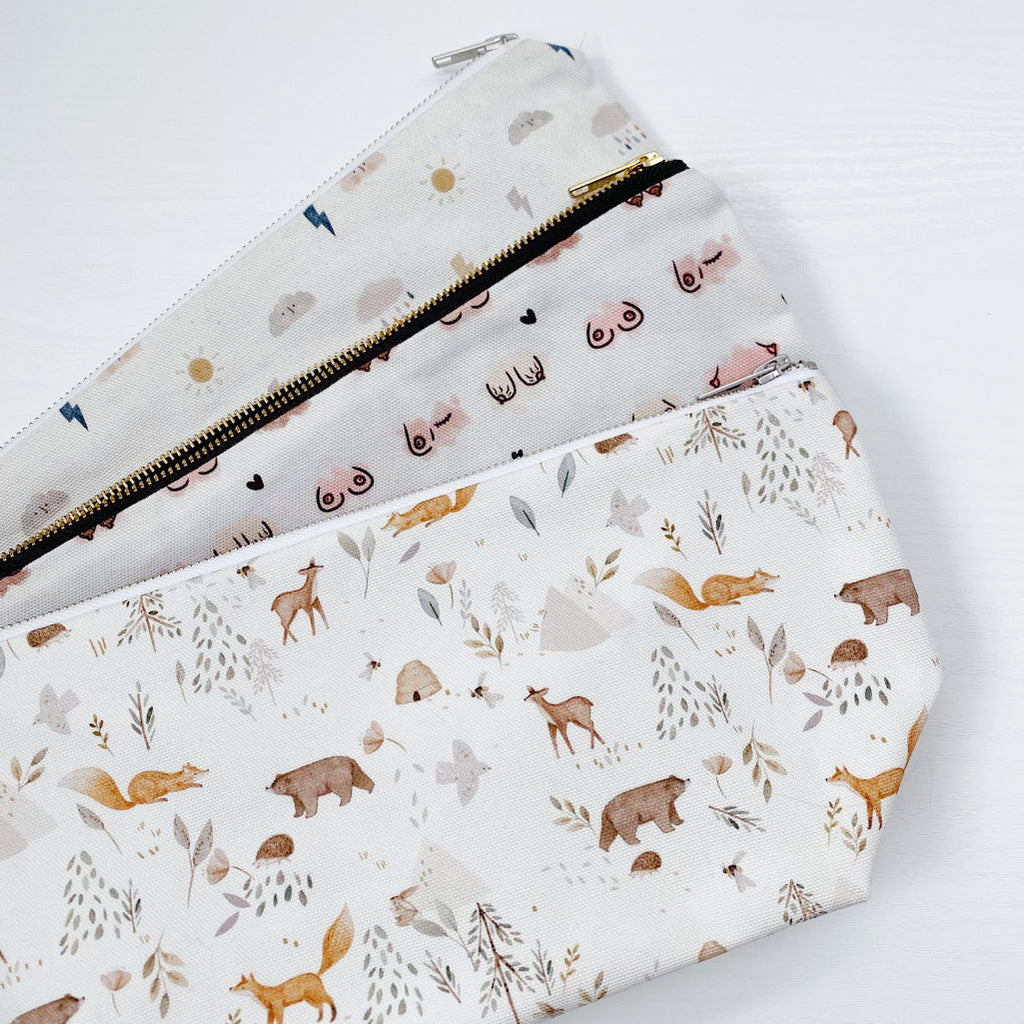 Nappy Wallet - Woodland Animal Print