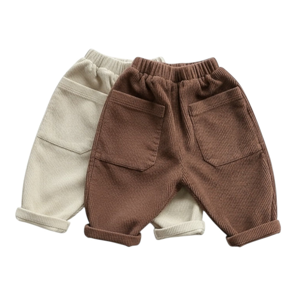 Kids Corduroy Pocket Trousers