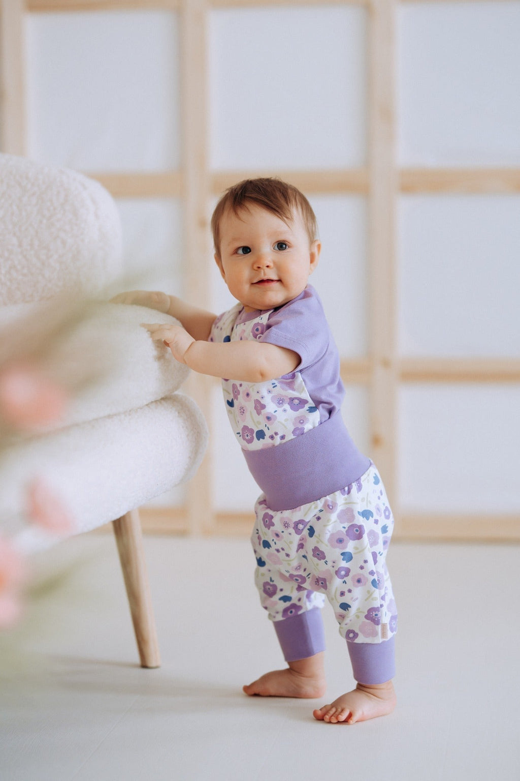 Baby shorts GUNNAR - Summer Flowers