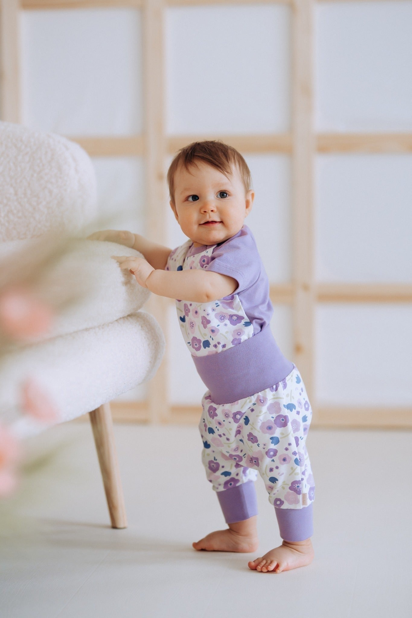 Baby shorts GUNNAR - Summer Flowers