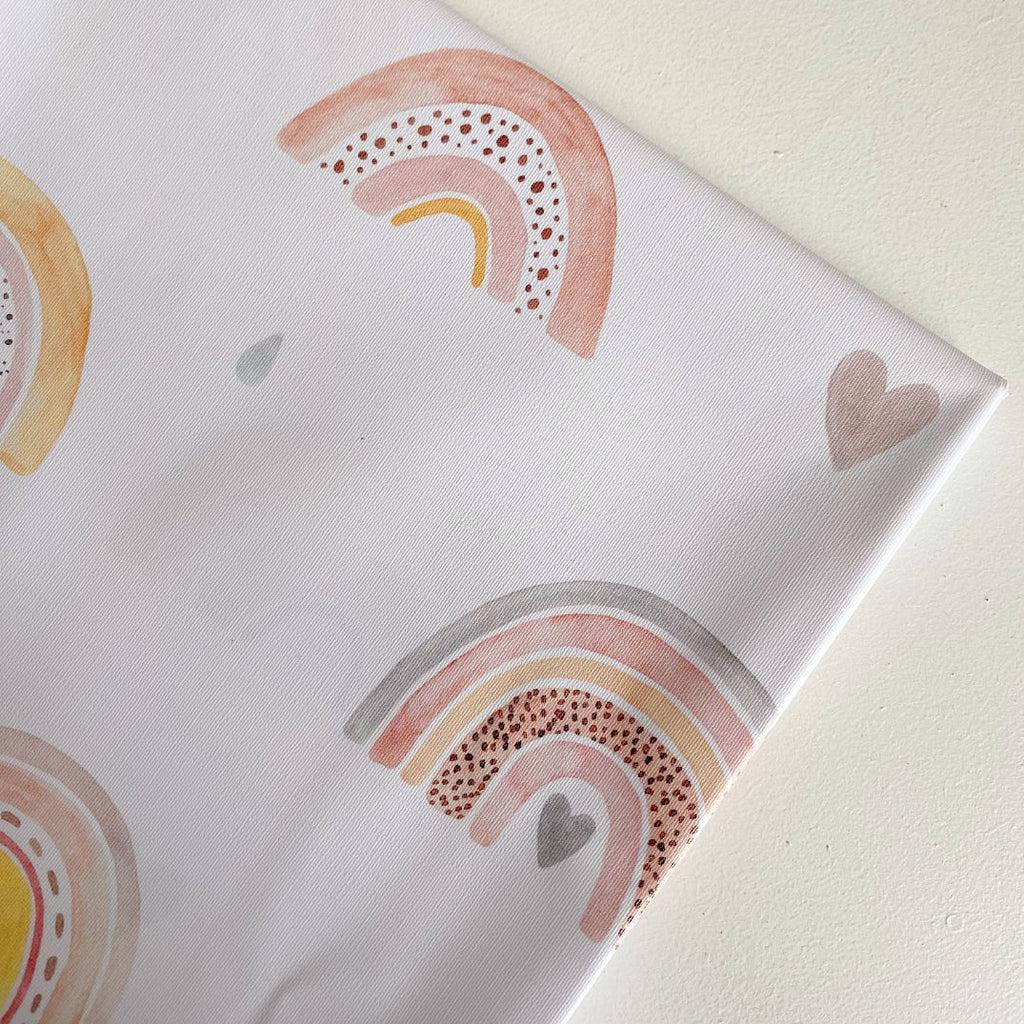 Splash mat - Beau Pink Rainbow Print