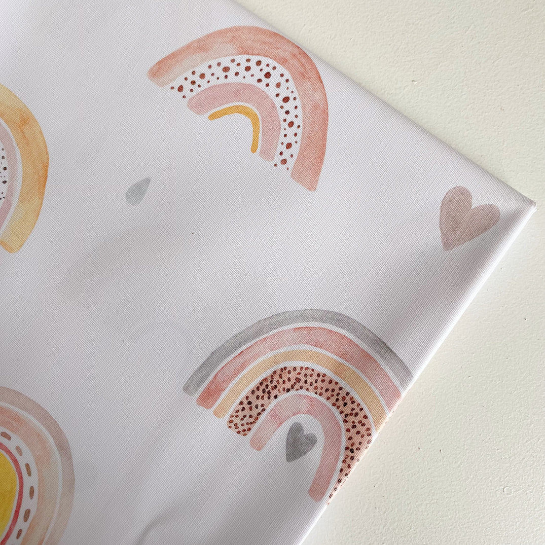 Splash mat - Beau Pink Rainbow Print